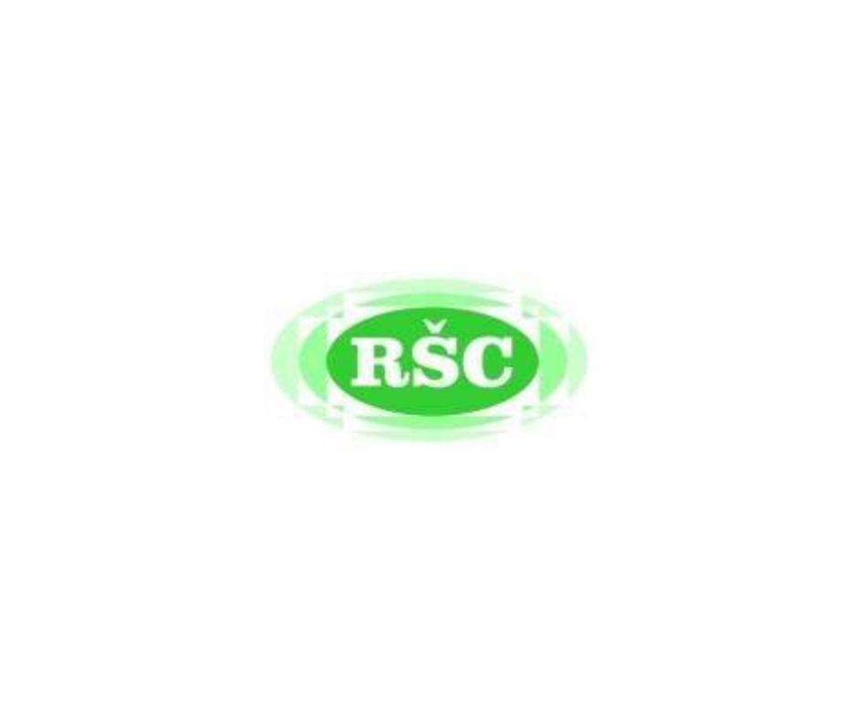 Logo of RŠC, featuring a green oval design with the letters RŠC prominently displayed in white.
